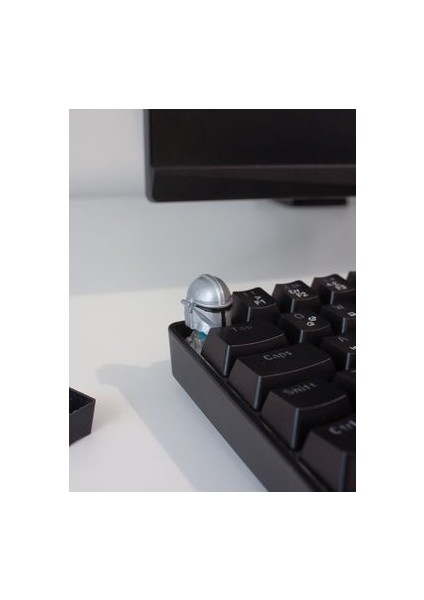Mandalorian Mekanik Klavye Tuşu Artisan Keycap Gamer Aksesuar Buffed