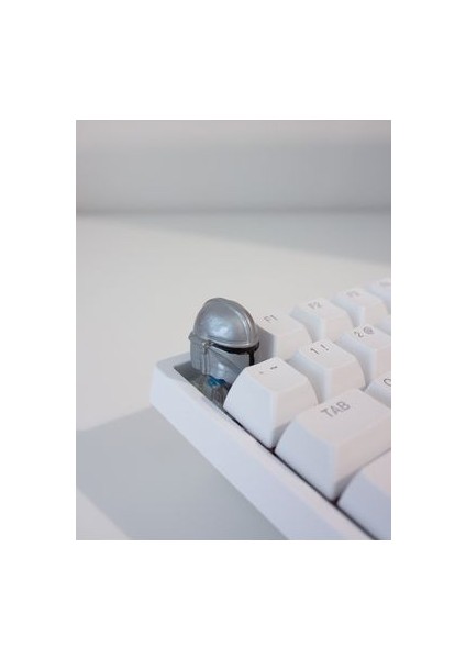 Mandalorian Mekanik Klavye Tuşu Artisan Keycap Gamer Aksesuar Buffed modelleri