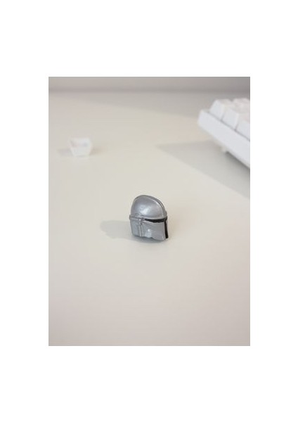 Mandalorian Mekanik Klavye Tuşu Artisan Keycap Gamer Aksesuar Buffed fırsatları