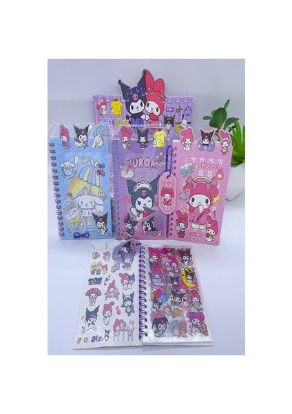 Sanrio Kuromi Sticker Not Defteri 1 Adet