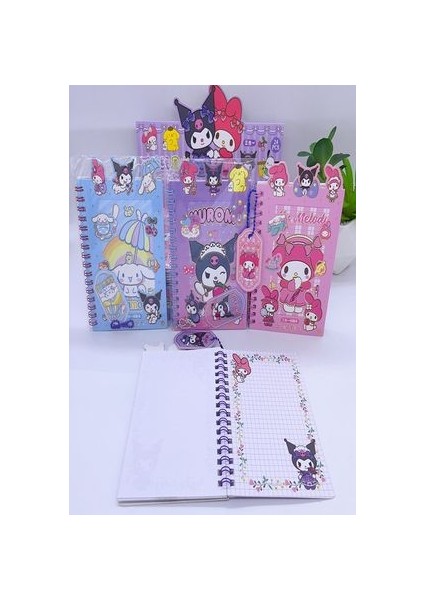 Sanrio Kuromi Sticker Not Defteri 1 Adet