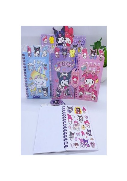 Sanrio Kuromi Sticker Not Defteri 1 Adet