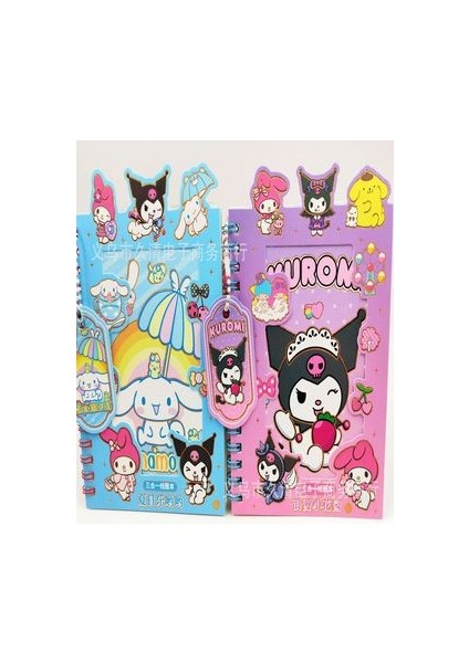 Sanrio Kuromi Sticker Not Defteri 1 Adet