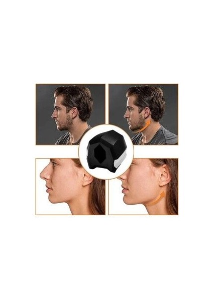 Çene Egzersiz Topu - Yüz Kaslarınızı Güçlendirin Jawline Çene Çizgisi Güçlendirici 1ADET