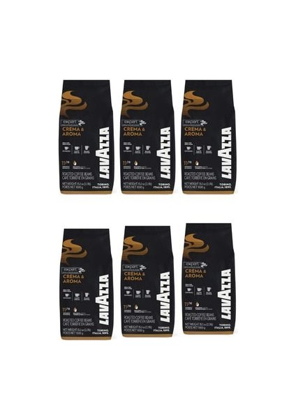 Expert Crema E Aroma Çekirdek Kahve 1kg x 6 Adet
