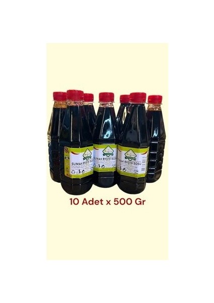 Sumak Ekşisi Suyu Sıvı 500 ml 10 Şişe