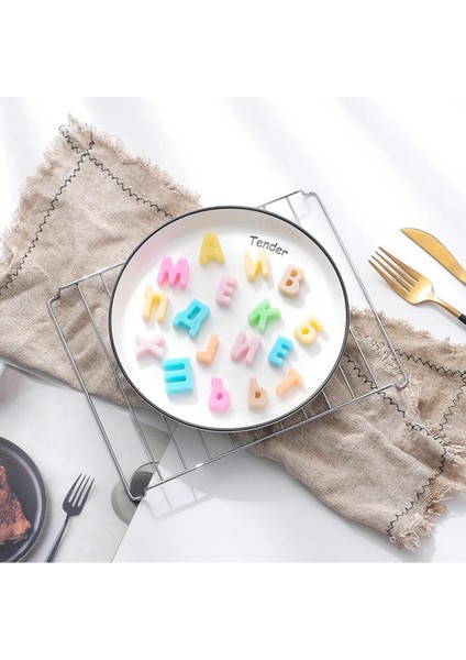 Çikolata Rus Alfabesi Kalıbı Rusça Harf Kalıbı Şeker Hamuru Silikon Russian Cake Mold fırsatları