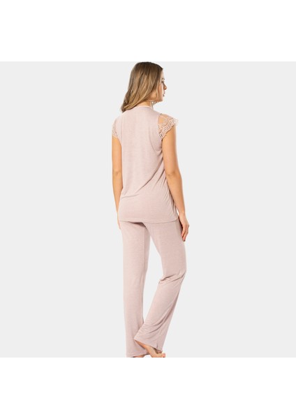 Kadın Lohusa Pijama Takımı 3294/PUDRA fırsatları