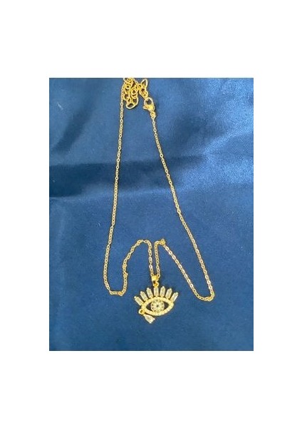Göz Detaylı Altın Renk Kolye fiyatları