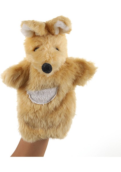 Kanguru Peluş Oyuncaklar Çocuk Interaktif El Kuklası 23CM (Yurt Dışından)