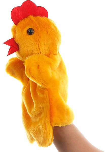 Tavuk Çocuk Kuklası Peluş Oyuncak Hediyesi 25CM (Yurt Dışından)