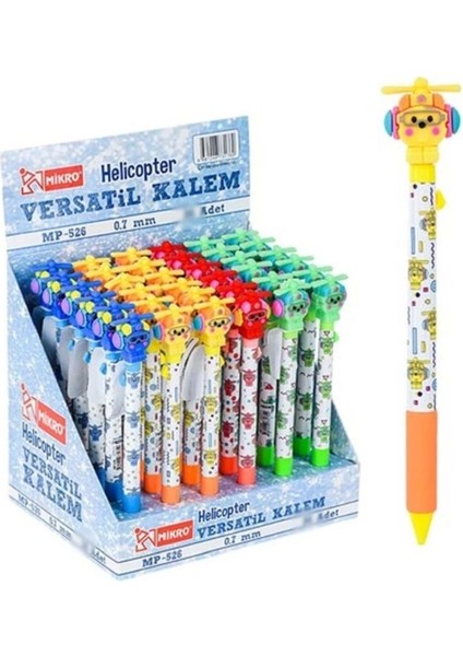 526 0.7mm Helikopter Başlıklı Versatil Kalem