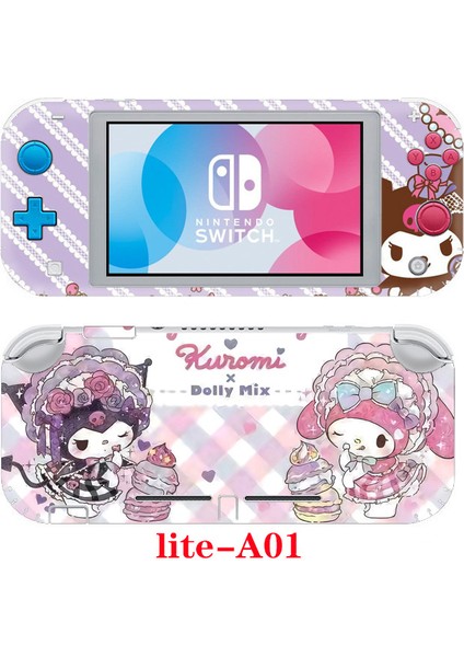 Nintendo Switch Lite Serisi Çizgi Film Çıkartmaları A01 Ile Uyumlu (Yurt Dışından)