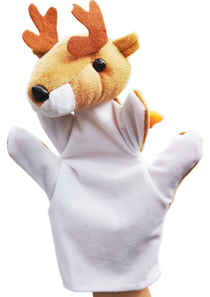 Fawn Beş Parmaklı Eldiven Kuklası Peluş Oyuncak Çocuk Hediyesi 20CM (Yurt Dışından)
