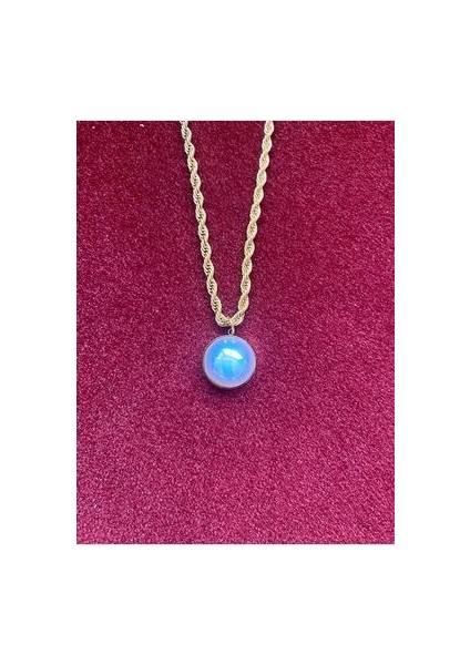 Modern ve Şık Mavi Taşlı Kolye fiyatları