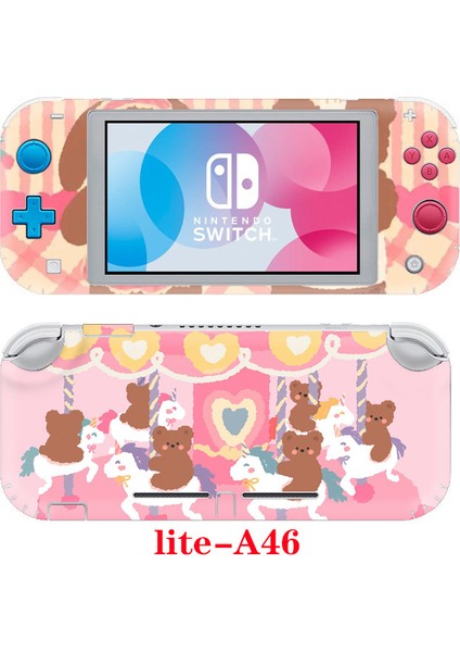 Nintendo Switch Lite Serisi Çizgi Film Çıkartmaları A46 Ile Uyumlu (Yurt Dışından)