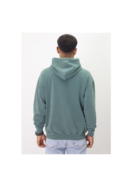 Eskitme Desenli Unisex Hoodie Sweatshirt fırsatları