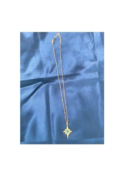 Modern ve Şık Altın Renk Gezegen Kolye