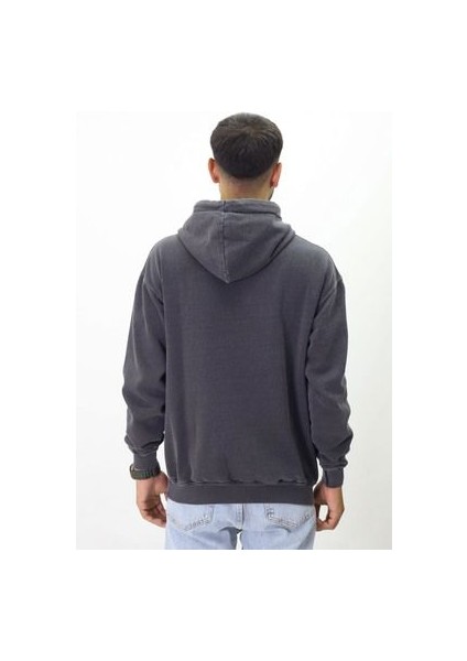 Eskitme Desenli Unisex Hoodie Sweatshirt fiyatları