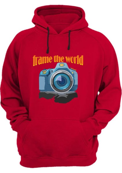 Fotoğraf Makinesi Baskılı Regular Fit %100 Pamuk Sweatshirt