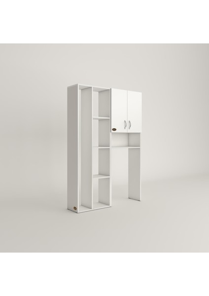 Kenzlife çamaşır makinesi dolabı sinemsüpürge byz 180*126*30 banyo kapaklı arkalıklı raflı modelleri