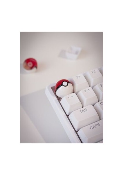 Pokeball Mekanik Klavye Tuşu Artisan Keycap Gamer Aksesuar Buffed