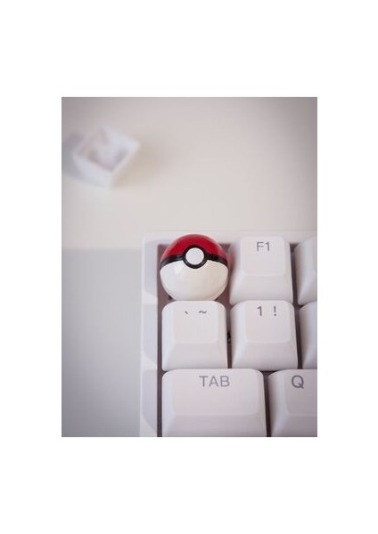 Pokeball Mekanik Klavye Tuşu Artisan Keycap Gamer Aksesuar Buffed modelleri