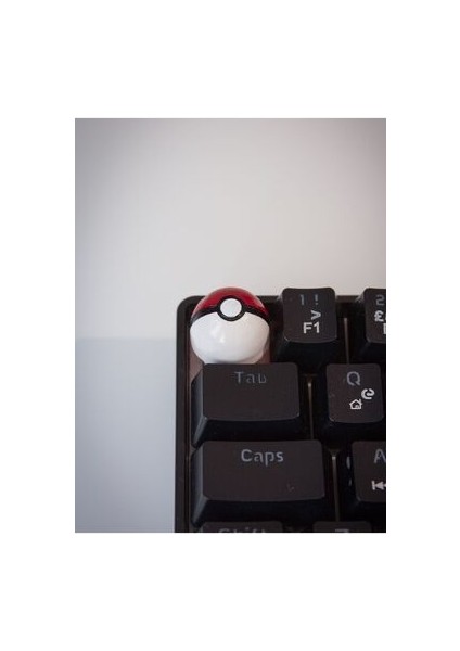 Pokeball Mekanik Klavye Tuşu Artisan Keycap Gamer Aksesuar Buffed fırsatları