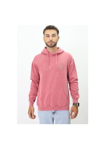 Eskitme Desenli Unisex Hoodie Sweatshirt fırsatları