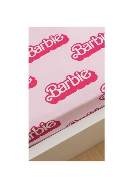Lcw Home Bebek Pembe Barbie Baskılı Tek Kişilik Dokuma Lastikli Çarşaf fırsatları