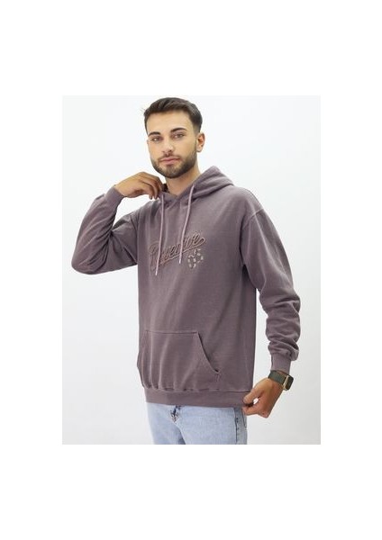 Eskitme Desenli Unisex Hoodie Sweatshirt fiyatları