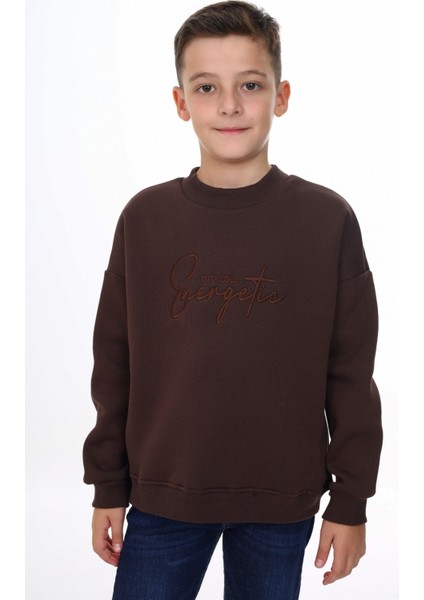Erkek Çocuk Nakışlı Sweatshirt