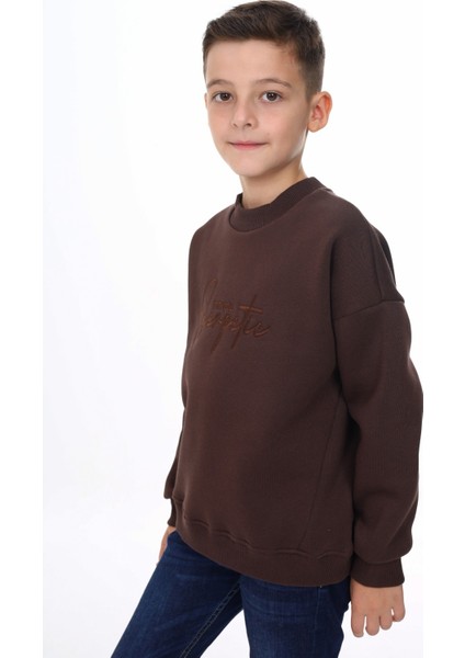 Erkek Çocuk Nakışlı Sweatshirt modelleri