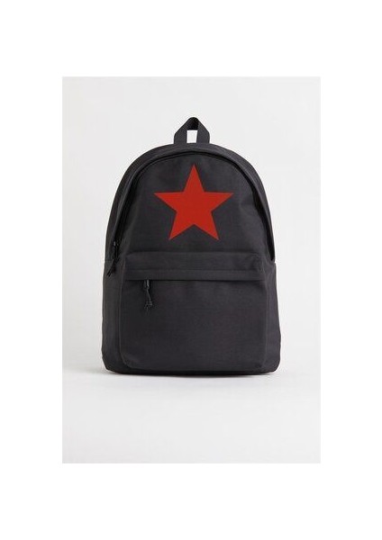 Red Star Baskılı Unisex Sırt Çantası fiyatları
