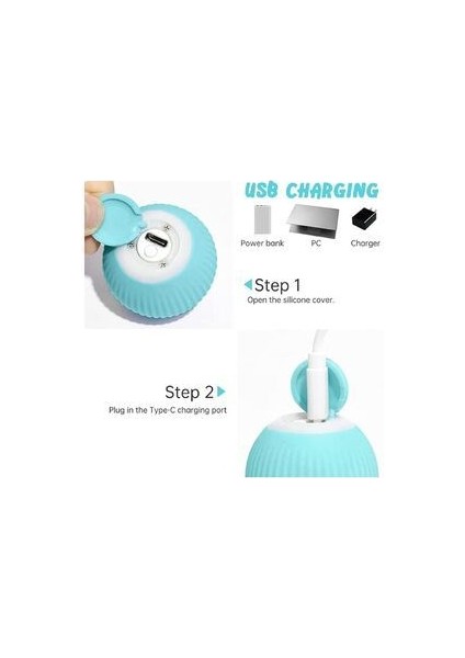 Akıllı Kedi Topu, Kendinden Hareketli Kedi Oyuncağı, Interaktif Kedi Köpek Topu, Kedi Topu fırsatları