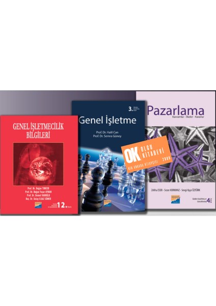 Genel İşletmecilik Bilgileri - Genel İşletme - Pazarlama 3 Kitap
