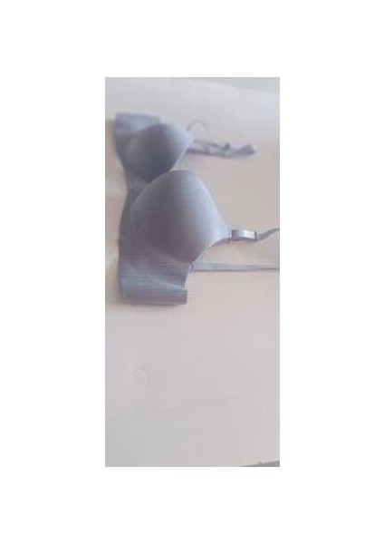 Umt Destekli Çizgi Detaylı Lazer Kesim Mavi Sütyen modelleri