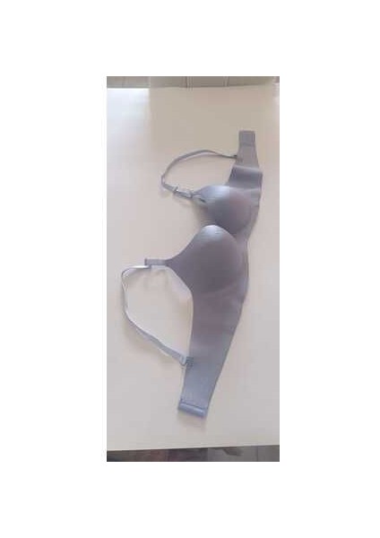 Umt Destekli Çizgi Detaylı Lazer Kesim Mavi Sütyen indirimleri