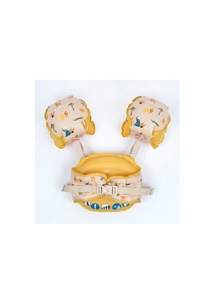 Çocuk Yüzme Kolluğu Batmaz Her Çeşit Yüzmeye Uygun Kemerli Kompakt Ultra Güvenli (15-30 Kg)