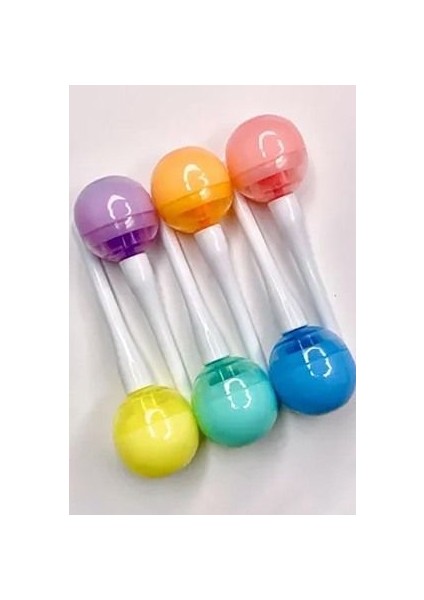 Renkli Lolipop Kalem Seti: 6'lı Fosforlu Kalemler modelleri