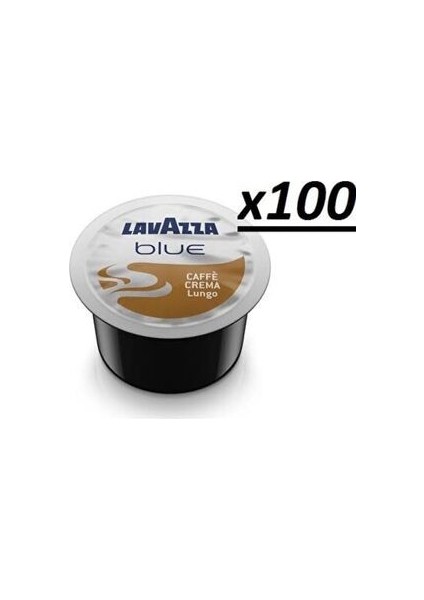 Blue Cafe Crema Lungo 100 Lü Kapsül