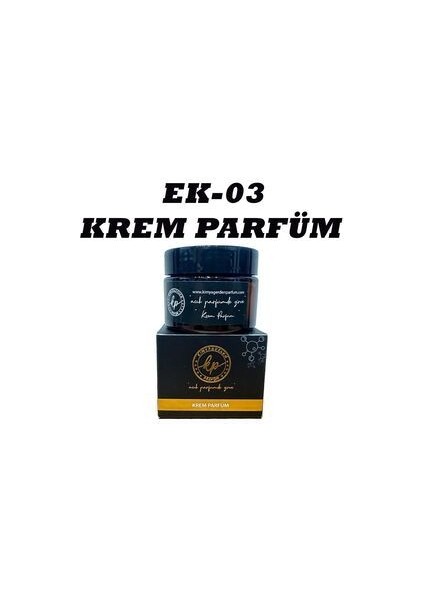 Krem Parfüm Ek-03 Eros Nane Elme Vanilya ( Alkolsüz )