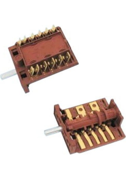 6+6 Çevirmeli Polyemit Anahtar Sürekli Döner