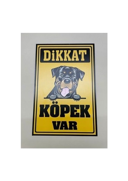 Dikkat Köpek Var 30 x 20 cm Polikarbon