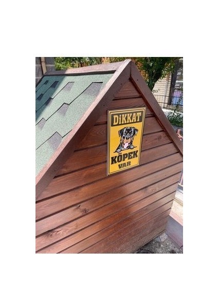 Dikkat Köpek Var 30 x 20 cm Polikarbon