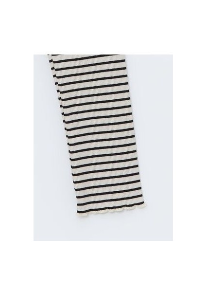 Lcw Beli Lastikli Çizgili Kız Bebek Tayt fiyatları