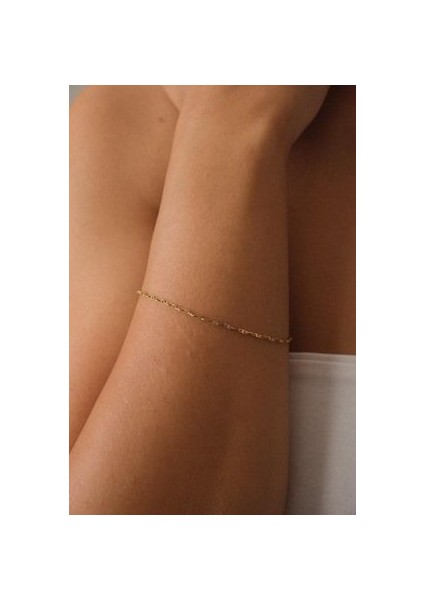 1mm Çelik Dokulu Fermuar Model Zincir Bileklik 18-21CM Kadın Kullanıcı İçin Kararmaz modelleri