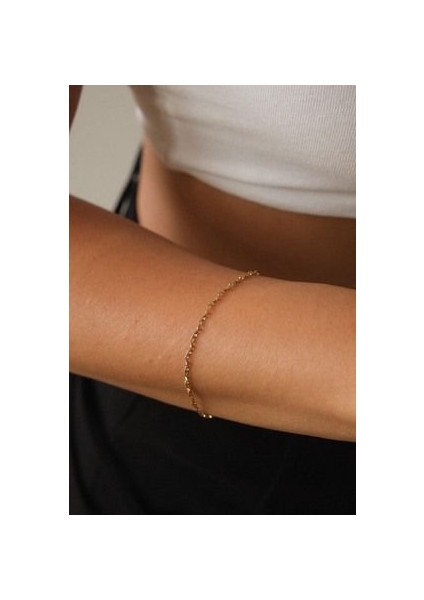 1mm Çelik Dokulu Fermuar Model Zincir Bileklik 18-21CM Kadın Kullanıcı İçin Kararmaz indirimleri