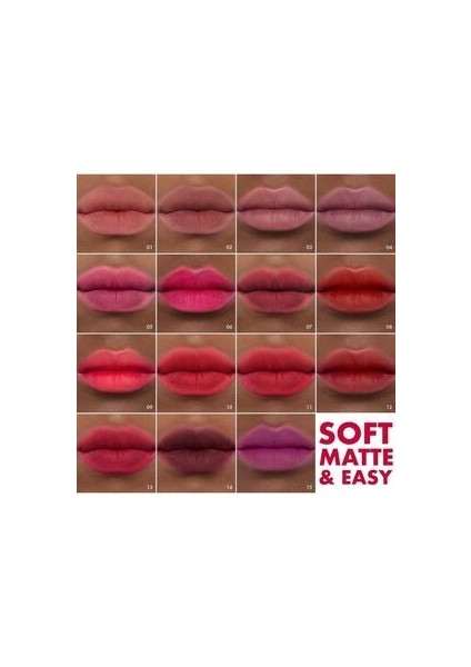 Soft Matte & Easy - Uzun Süre Kalıcı Mat Ruj fırsatları