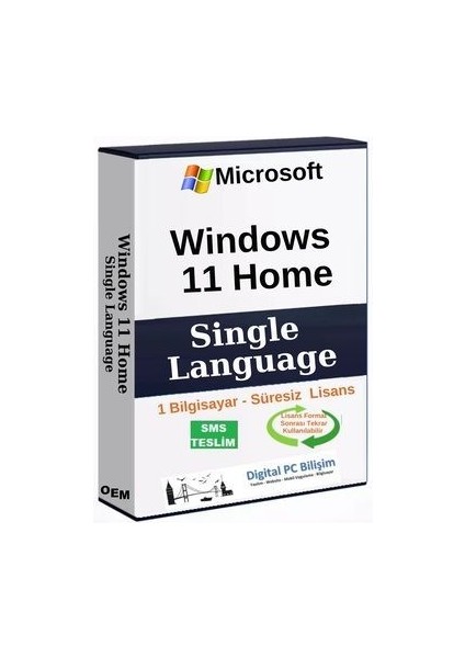 Windows 11 Home Single Language Lisans - Süresiz